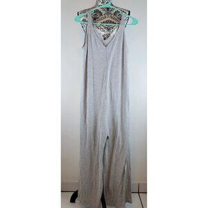 Caution to the Wind Womens S Jumpsuit Striped Sleeveless Cropped Straight Leg